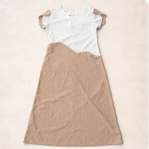 Color Wave Unique sustainably made boutique Two-Tone Dress